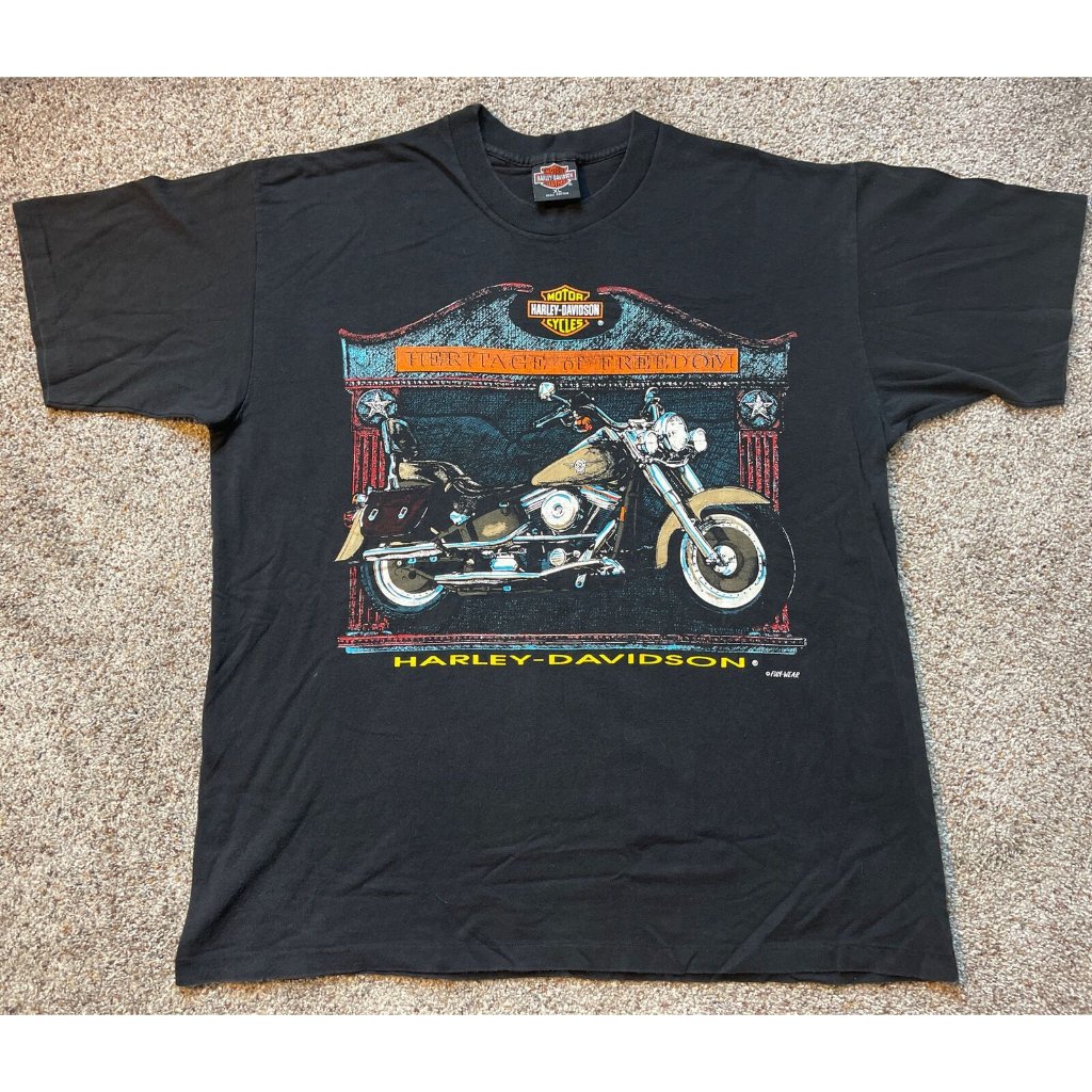 Vintage 90s Mens Xl Harley Davidson Motorcycles Single Stitch T-Shirt Usa